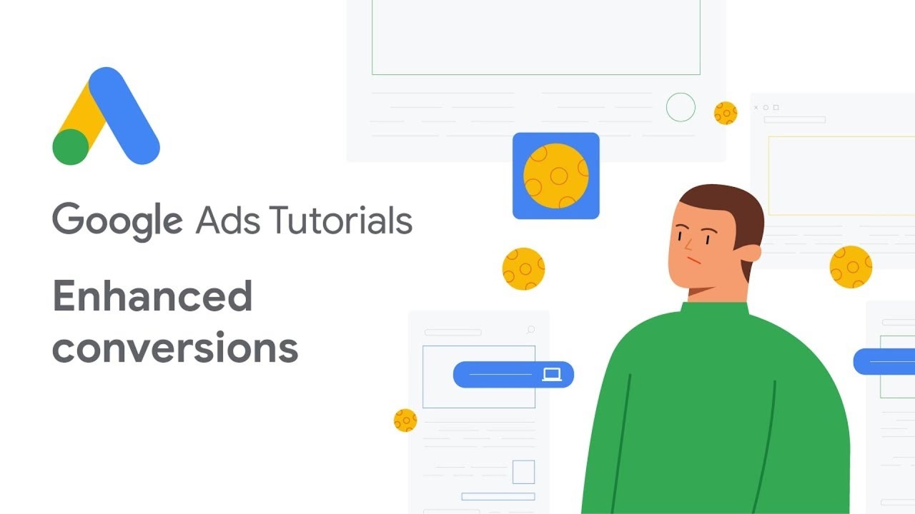 Minh họa Enhanced Conversions của Google Ads sử dụng dữ liệu first-party như email và số điện thoại để đo lường chuyển đổi.